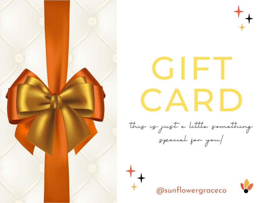 The Sunflower and Grace Co Gift Card